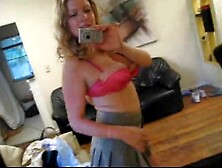 SHE FUCKED UP - Busty girl next door Andy Lynn takes picture of herself (Andrea Potter)
