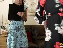 Women have to measure the size of the bride