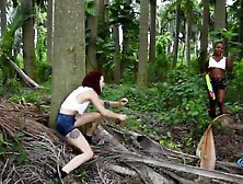 Nina Kayy,  Lola Fae,  Harmonie Marquis,  Maggie Green & Sara Jay's 3way!