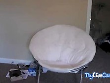 Housewife Gives Blowjob At Trylivecam. Com