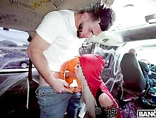 BANGBROS - Red Riding Hoe Britt Blair Lets Peter The Wolf Drill Her Tight Pussy For Halloween