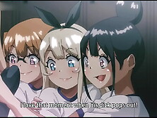 Horny students have foursome in public locker