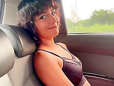 I Fuck My Cute Stepsister Hard In The Car While My Stepdad Takes Us