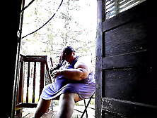 Showering in the water hose. pt 1