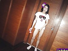 Skinny Asian Shemale Sucks Dick And Rides It Balls Deep