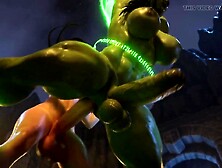 Amazonium - Solely The Huge Dicks In Her Butt Bangs the Giant Weenie Huge Weenie Cumblast