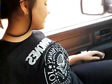 Chica desconocida super hawt me da una mamada por llevarla a su casa- GISELLE EBONY