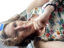 Bare boobs and bush on the bus! Possibly my naughtiest public play yet?