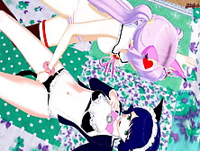 Rosia Has Lesbian Sex With Cyan.  Show By Rock Lesbian Hentai