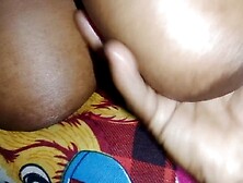 Tamil Cute Wife Beautiful Big Boobs Milk Coming Sucking Pressing.  Husband Alone Home