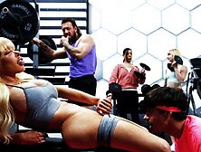 Must Watch this Threesome anal in the gym