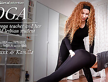 Old And Young Lesbian Yoga Class Goes Wicked (18+)