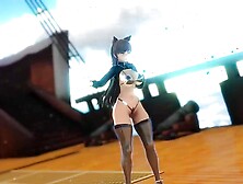 Huge Ass Cat Girl Dancing In Sexy Black Stockings (3D Hentai)