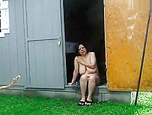 Old Couple Fuck In Backyard