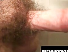 Older dude jerks off until he erupts with thick cum