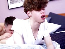 Curly Slim Boy Fucked By Buddy