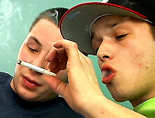 Straight Buddies Smoke Sex! - Straight Buddies Smoke Sex! - Boys-Smoking