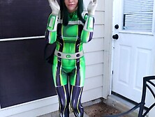 Tsuyu Asui's Smoke Break Two (My Hero Academia Cosplay)