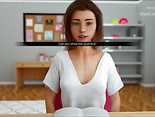 59 - I am watching my stepsister masturbates through a cam.  She is almost get caught by mom.  (Dubbing - Milfy City)