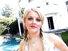 Blonde Whore Rides BBC Like a Pro