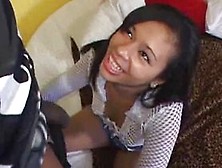 Black Teen Sucking Massive Bbc