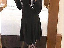 Crossdresser Into Hotel Ready For Sex