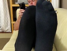 Malefeetxxx. Com - Drew Harper Flaunts His Perfect Sucks-Worthy Feet For All To See