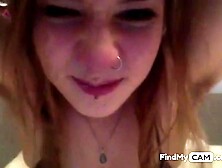 Hairy Amateur on Webcam Shows Armpits