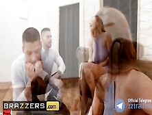 Dark Hair Hottie (Josephine Jackson) Getting Her Gigantic Jugs Fucked By (Angelo Godshack's) Gigantic Dick - Brazzers