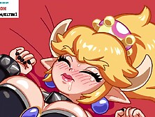 Futa Peach Screw Bowsette And Creampie - Shemale Hentai Anime - Mario Animation 4K 60Fps