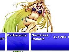 Face Barbariccia in the retro adventure to the mature Final Fantasy four Cartoon JOI (Gentle Femdom Edging)
