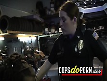 Mechanic Drills Female Cop S Pussy In Different Positions