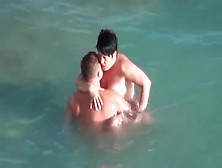 Mature Couple Boldly Fucks In The Ocean