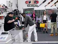 Making A Deal With Bespectacled European Hottie Charlie In My Back Room