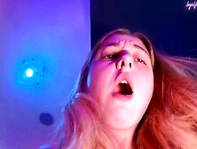 Hubby busy gaming while blonde wifey busy fucking her bull