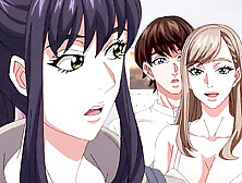 Steamy massage for my hot roommate featuring 3D anime action