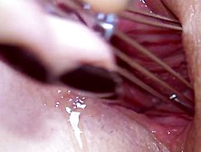 Denisa Wide Open Vagina Gaping Close-Ups Gyno Tool