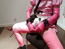 Pinkish Pvc Sissy Bdsm