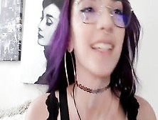 Cosmic Cunt With Mouth With Purple Hair,  Gigantic Breasts And Glasses Feels