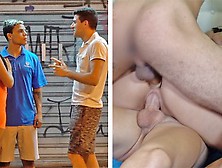 Young Brazilian Couple Convinced A Double Penetration Threesome With A Gringo (Unexpected Ending!)