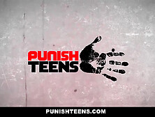 Punishteens- Gold Digger Teen 18+ Gets Brutally Fucked