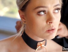 Deeper. Yielding Amber succumbs to her kinky wishes