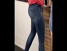 Candid Ass Spandex Latex & Jeans Compilation