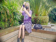 Femboy,  Public Masturbation