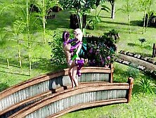 Hidden Garden - 3D Futanari Animation