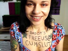 Aimeewavesxxx - Blowjob From Your Free Use Cumslut Daughter