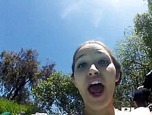 Dani Daniels behind the scenes