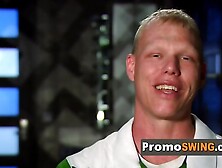 Lesbian pussy licking makes swingers horny enough to get into the red room and have a big hot orgy