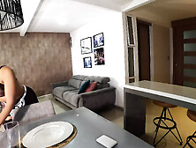 Boss rides his fresh and ravishing Hispanic maid while his ex-wife is not at home, cream-pie and now she is pregnant! Aisha Ferr