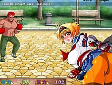 Kamikaze Kommittee Ouka RPG [hentai Sex Game] Ep. one Fighting Bad Bully Studs with Attractive Karate Pose